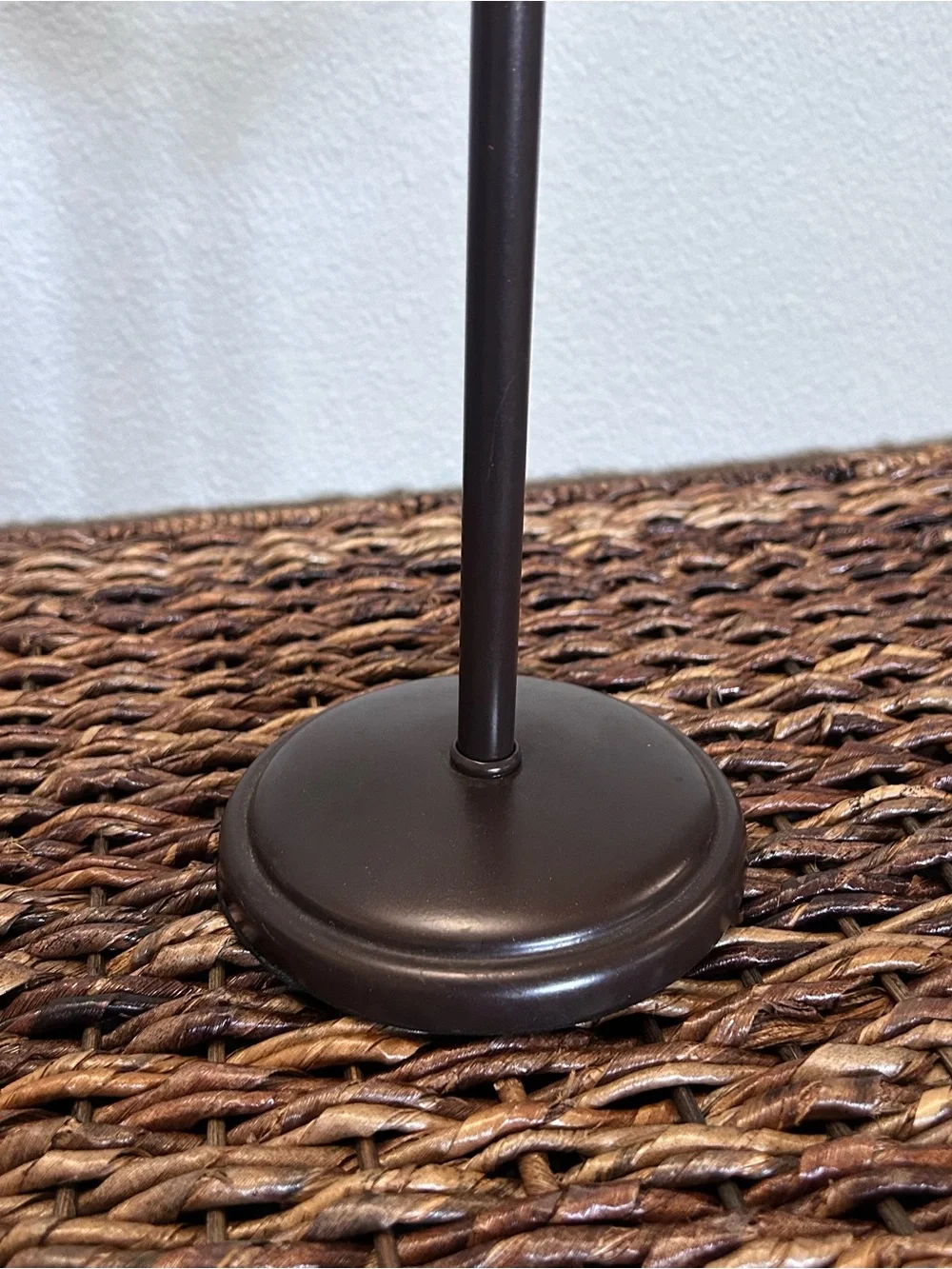 Metal Adjustable Brown Vertical Hand Towel Stand Bathroom Accessory